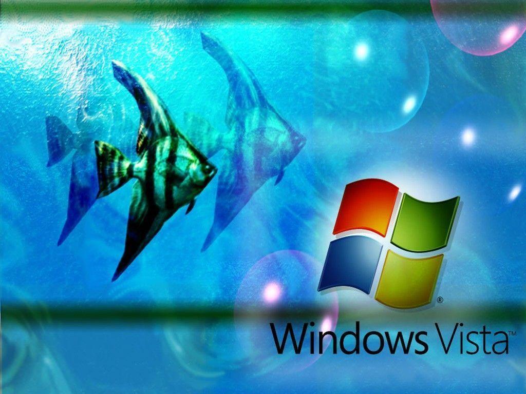 Desktop Wallpaper · Gallery · Computers · Windows Vista Aqua