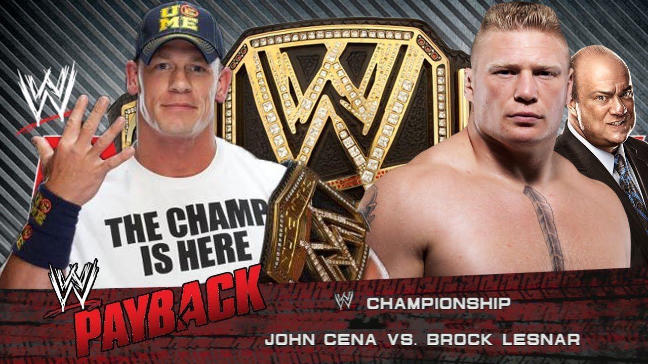 WWE Summerslam 2015 John Cena Vs Brock Lesnar Wallpaper