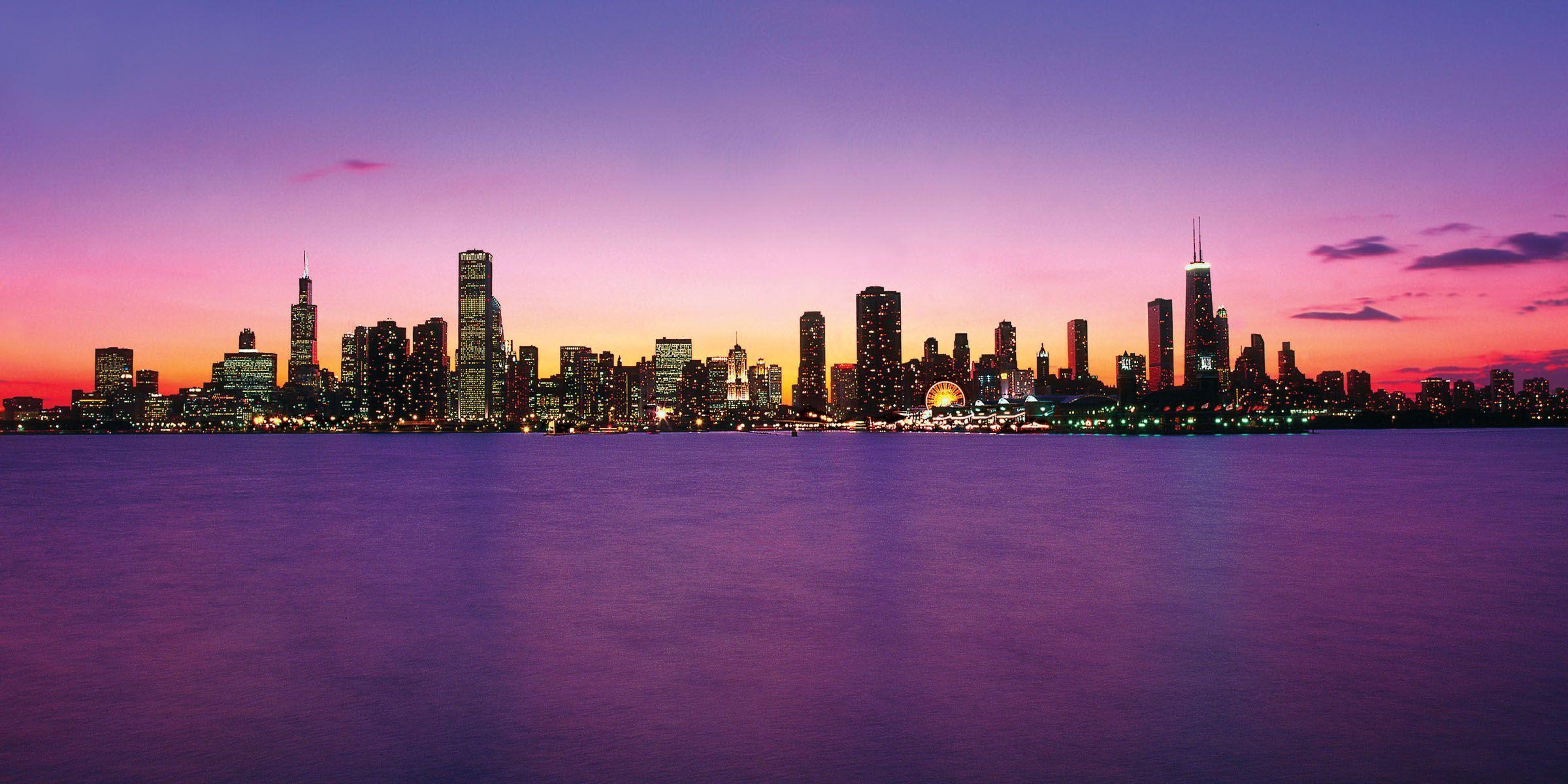 Chicago Skyline Backgrounds - Wallpaper Cave