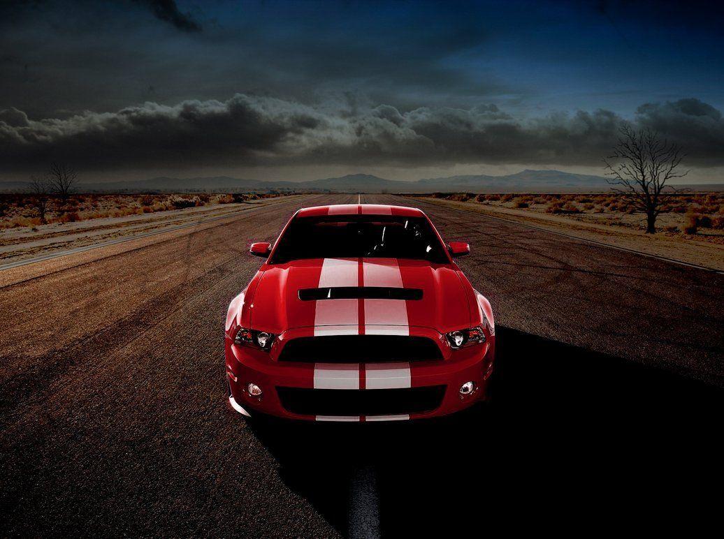 Ford Mustang GT500 Red Wallpaper. HD Car Wallpaper