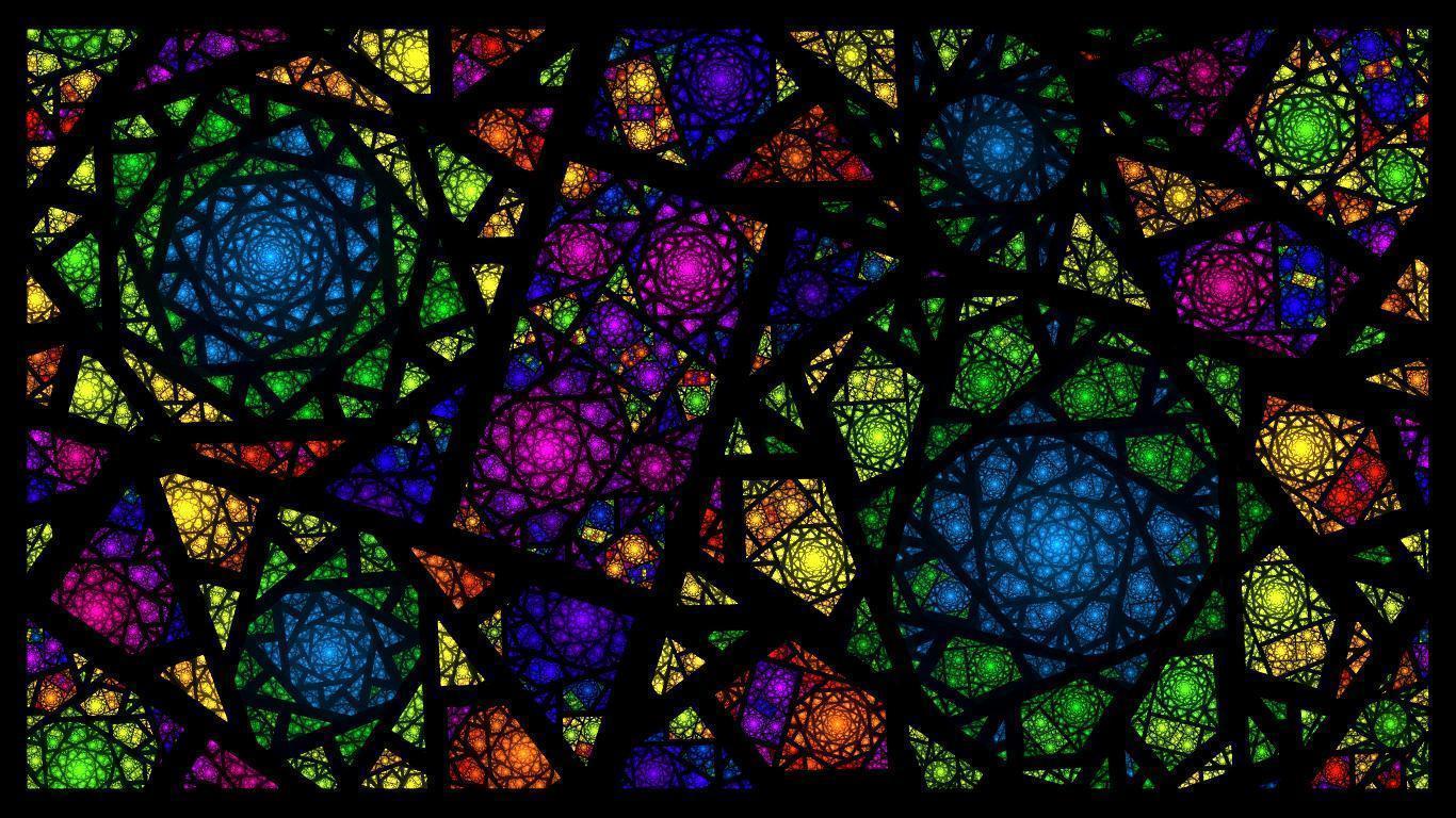 Fractal Stained Glass by bluejewel24