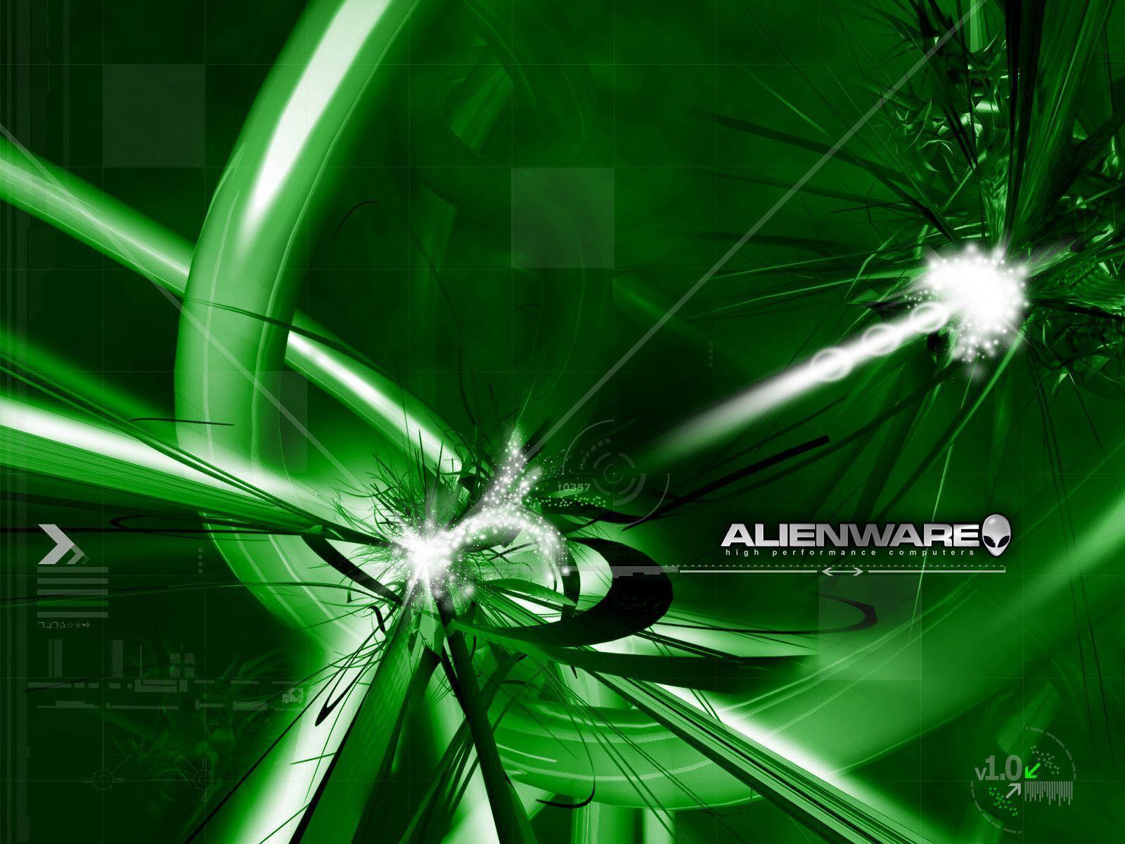 Wallpaper For > Alienware Wallpaper HD Green