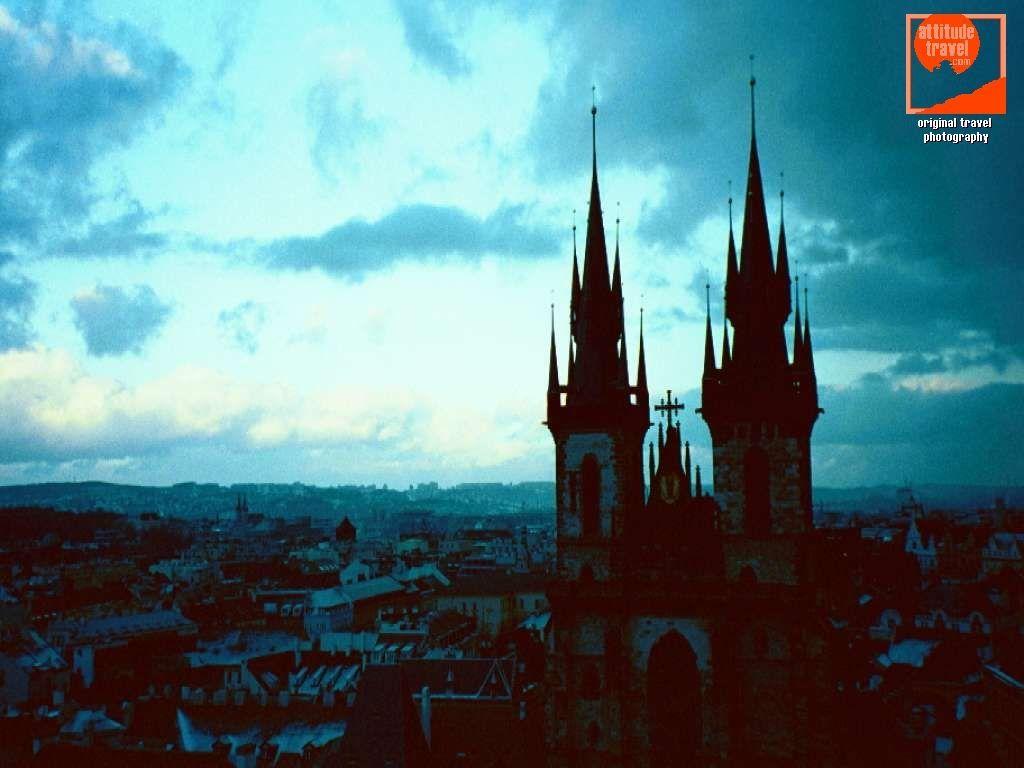 The Tyn Church, Prague Desktop Background (attitude Travel)