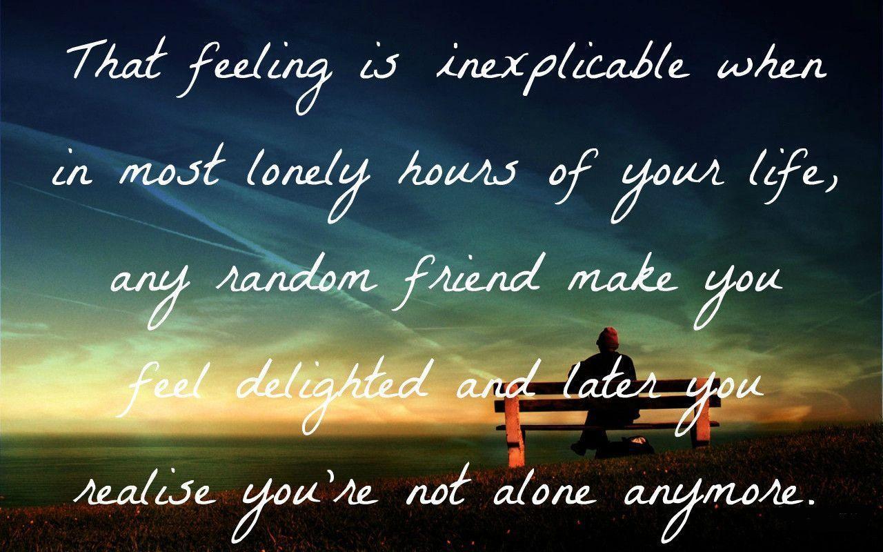 Wallpaper For > Wallpaper With Quotes On Loneliness