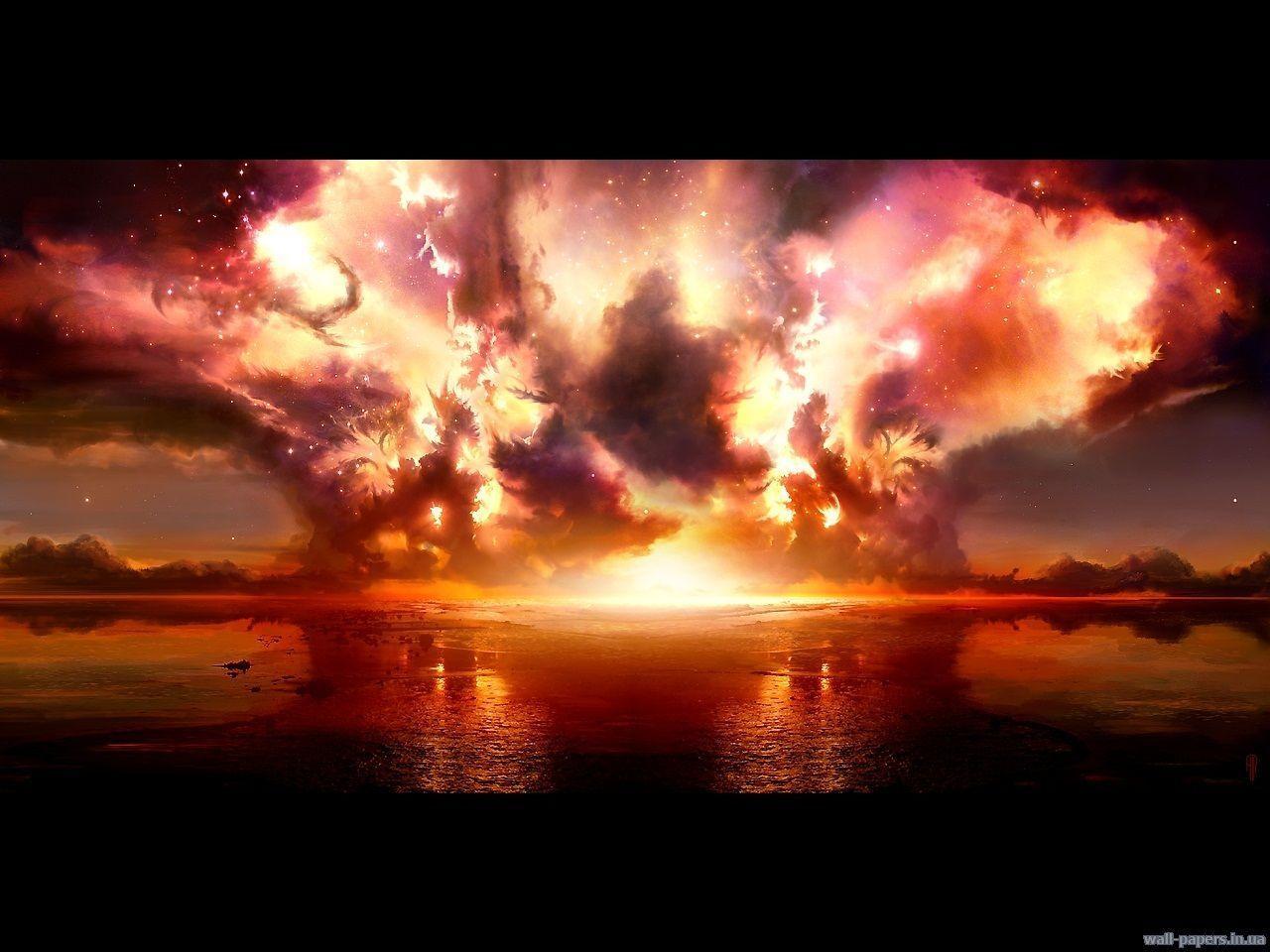 Amazing Explosive Nebula Scenery / Misc / Desktop HD, iPhone