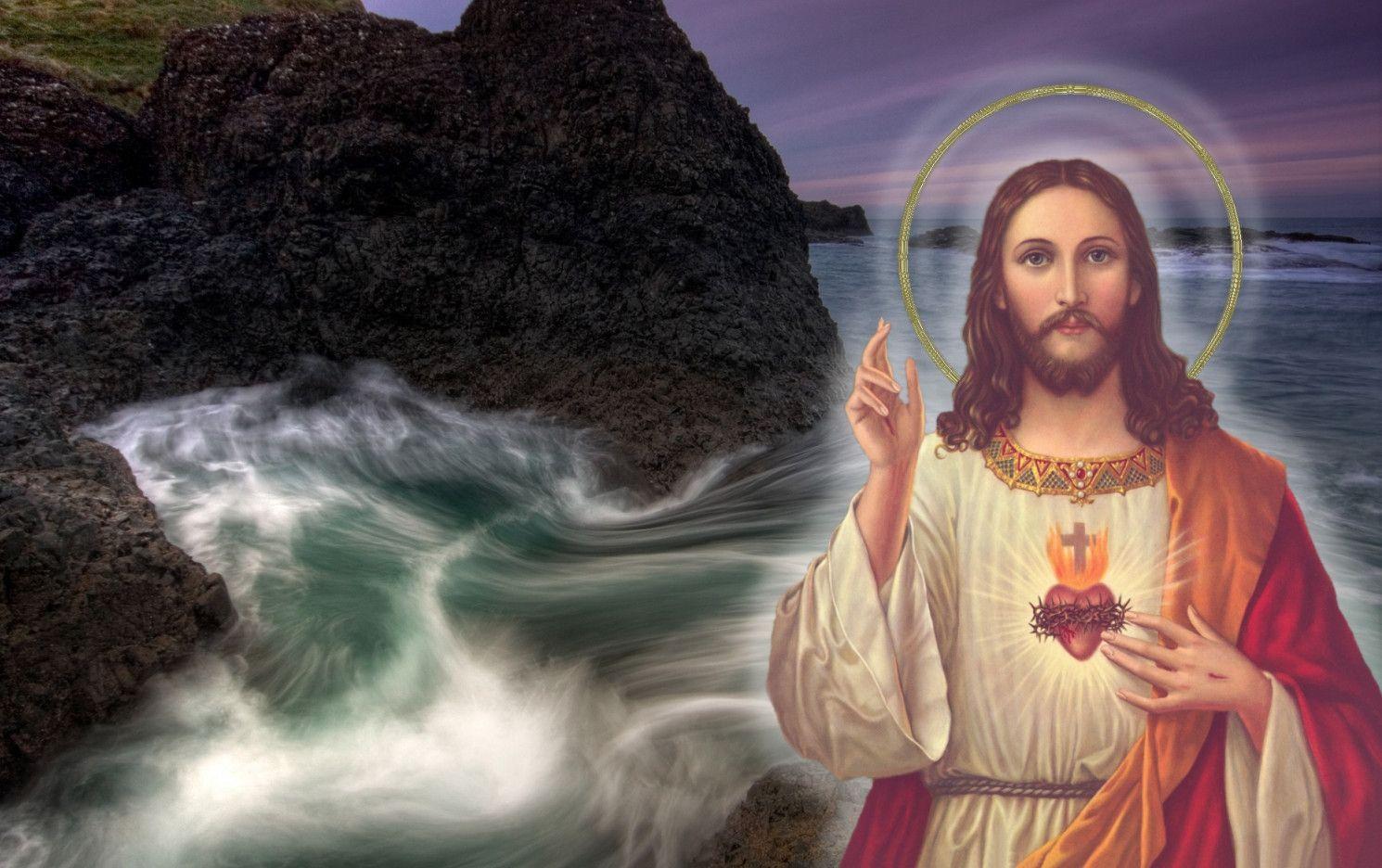 Image For > Sacred Heart Of Jesus Wallpapers