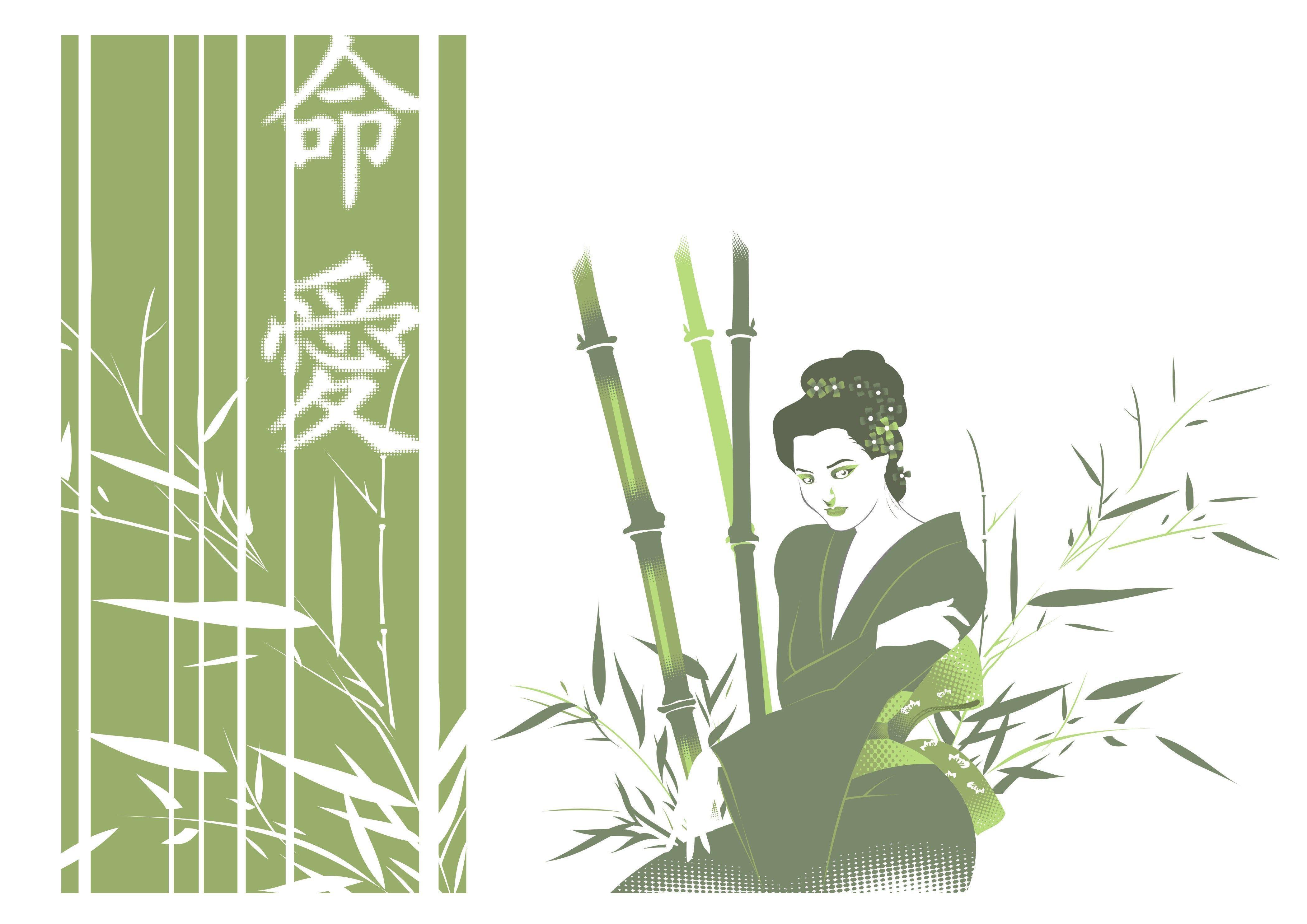 image For > Oriental Design Wallpaper