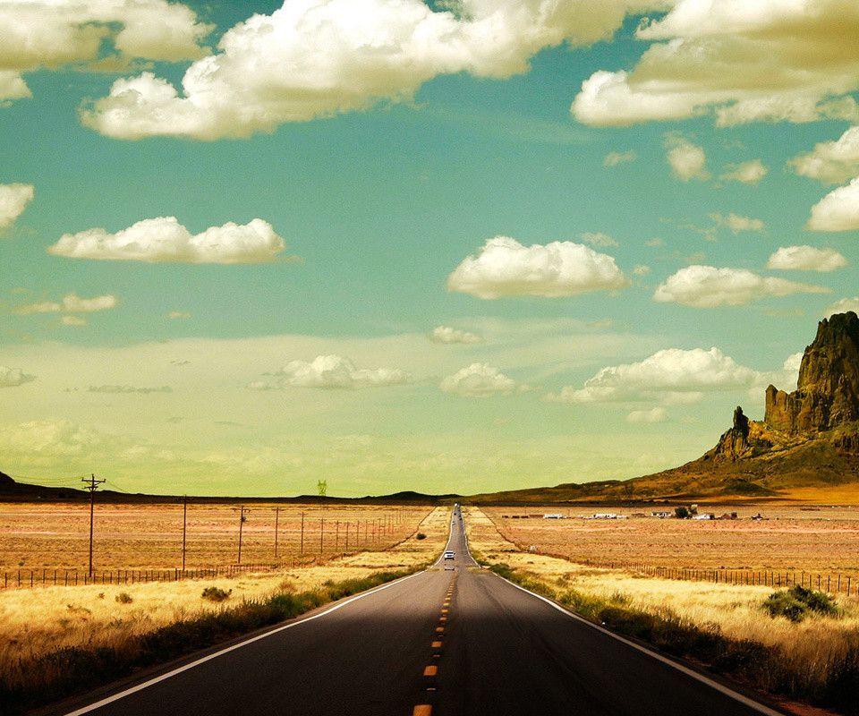 Route 66 nature wallpaper for Samsung Galaxy S3 i9300 16GB Marble