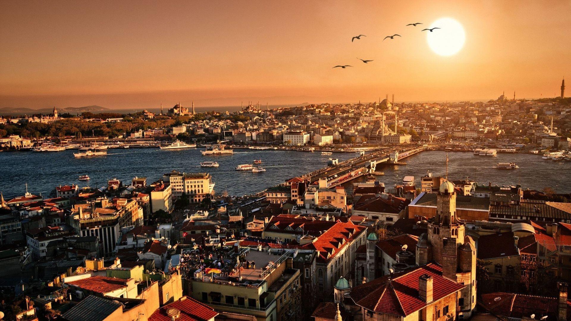 Full View and Download istanbul city Wallpaper 1920x1080. Hot HD