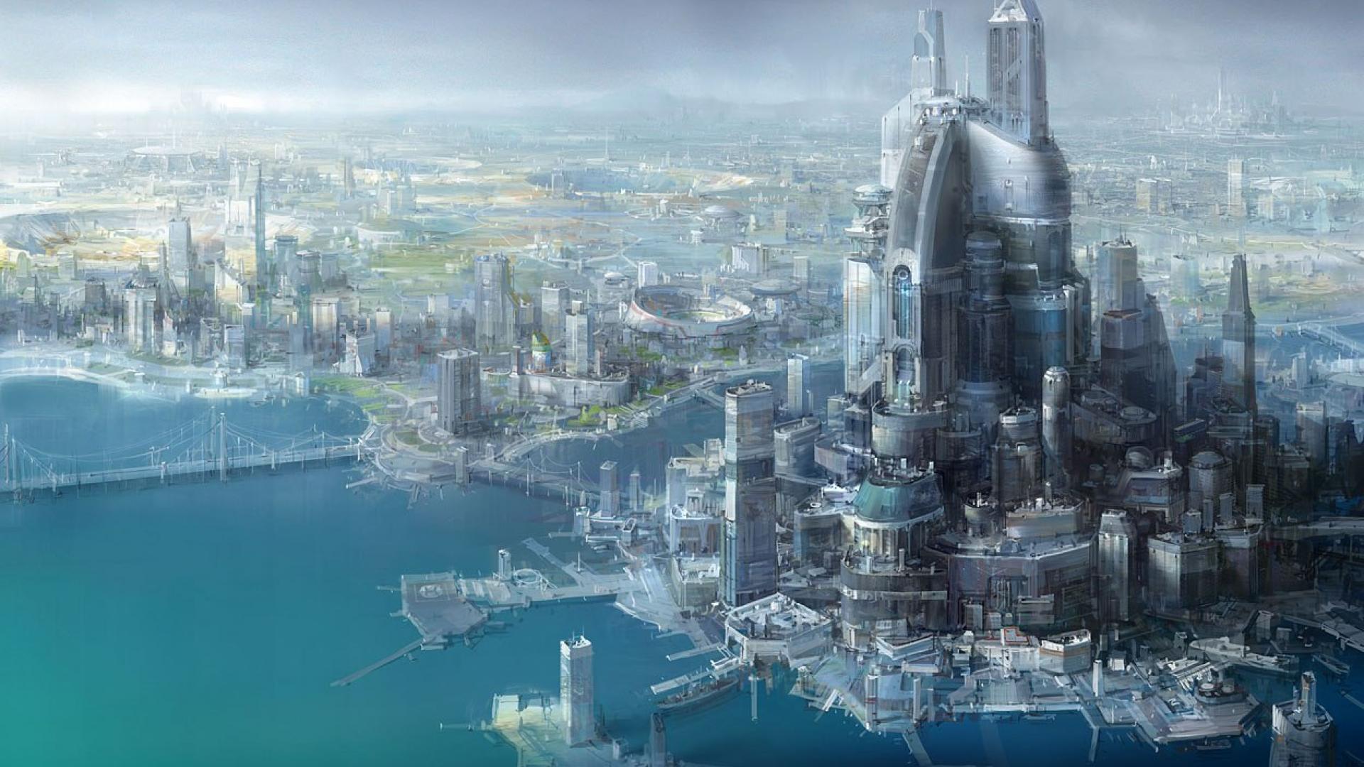 Future City HD Wallpaper. Future City Picture