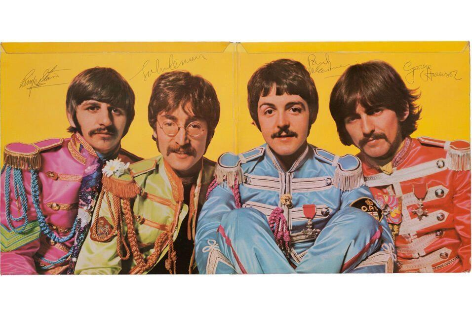 Autographed copy of Beatles&; "Sgt. Pepper&;s LHCB" fetches $500