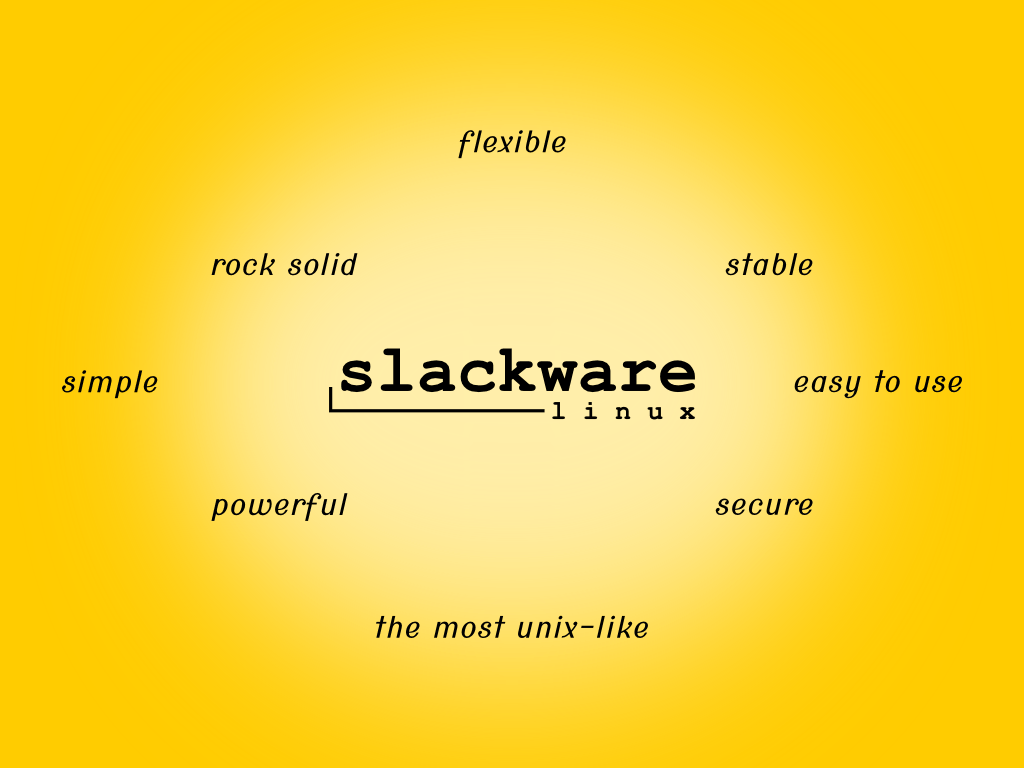 Slackware Linux Blog by İsmail: Slackware Wallpaper (Sari)