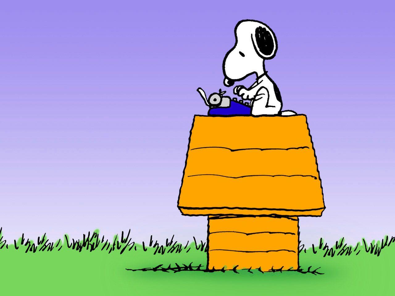 snoopy peanuts type machine, iPhone Wallpaper, Facebook Cover