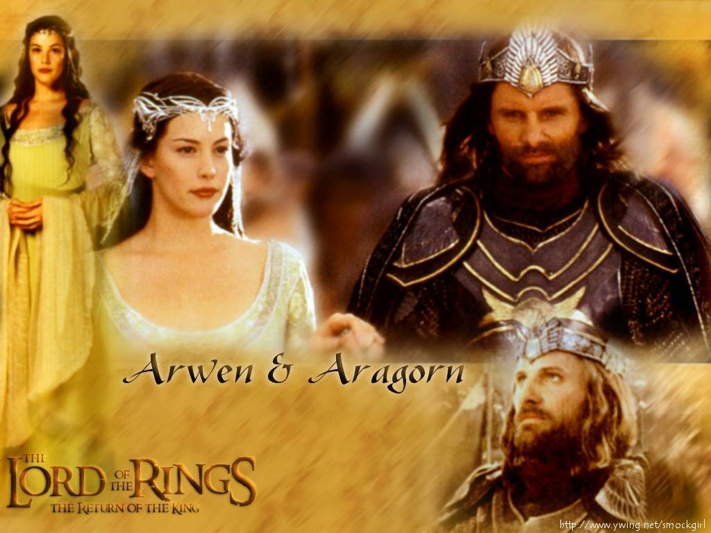 Arwen and Aragorn and Arwen Wallpaper