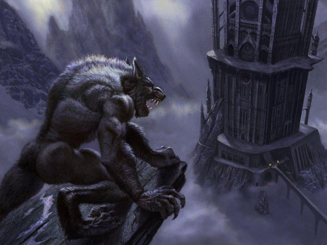 Animals For > Dark Werewolf Wallpaper