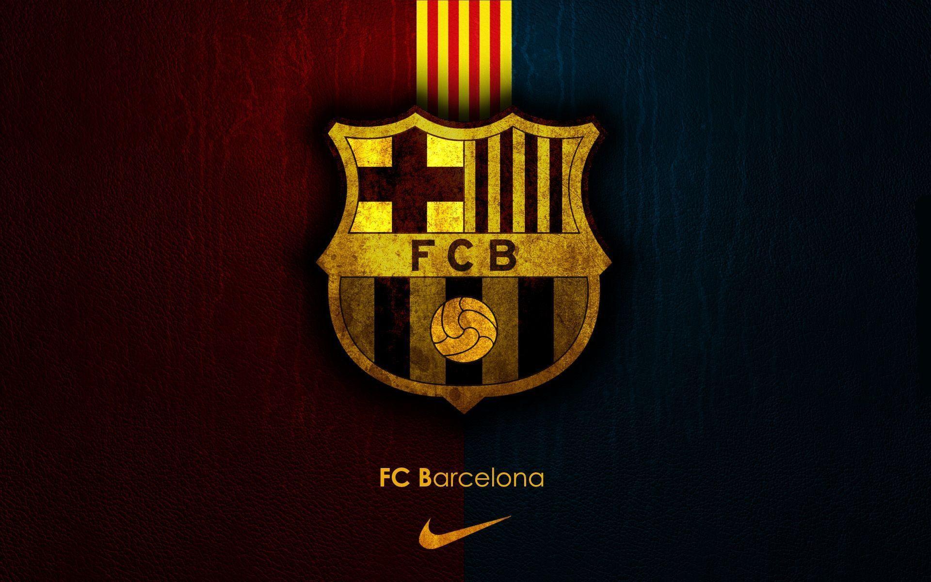 FC Barcelona Sign Nike Background Image Desktop Wallpaper