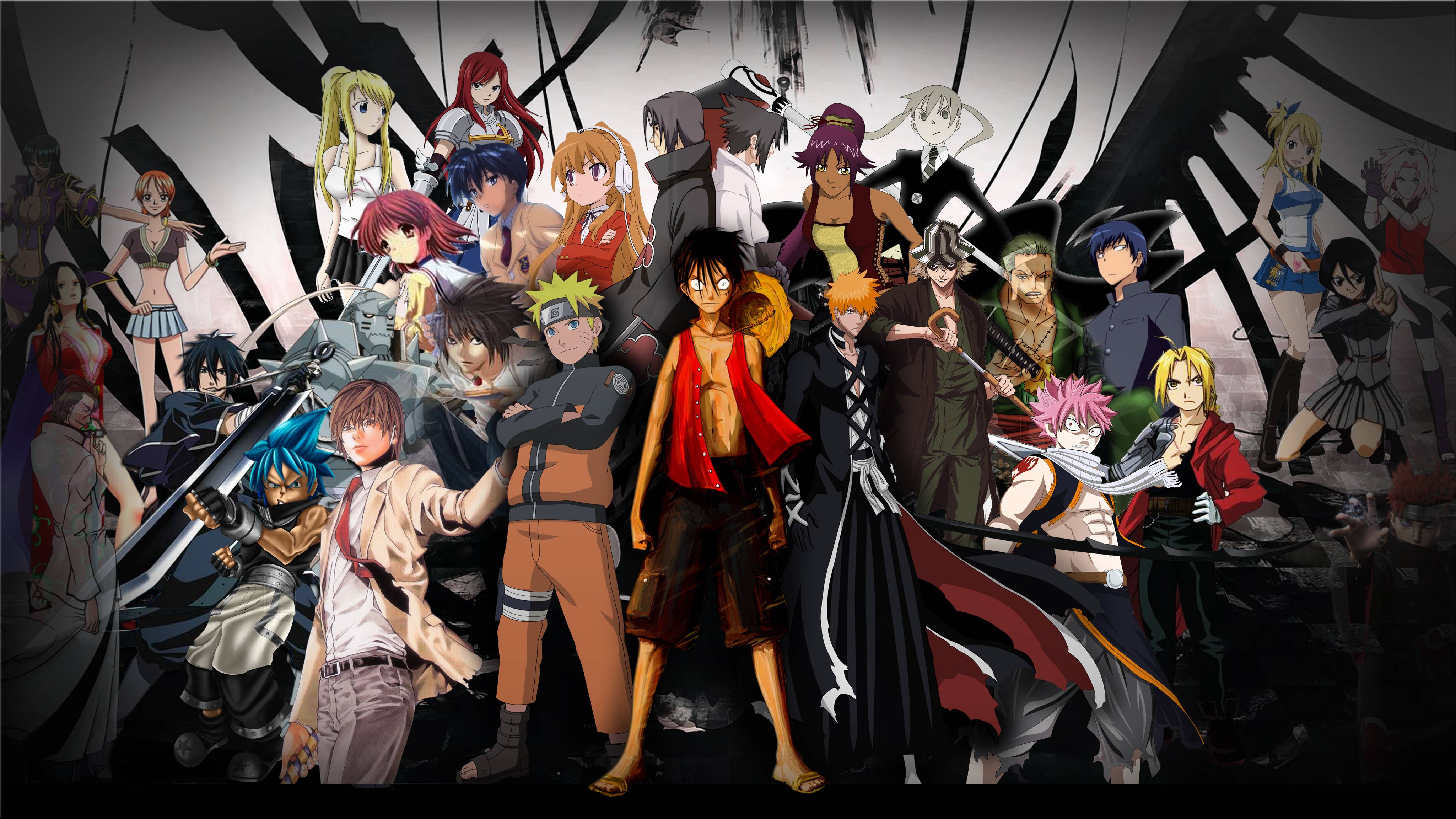 Download Anime Mix Vie Wallpaper 4098x2304. Full HD Wallpaper