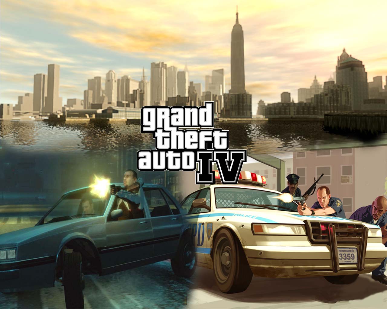 GTA 4 War In Car Wallpaper For PC Background Wallpaper