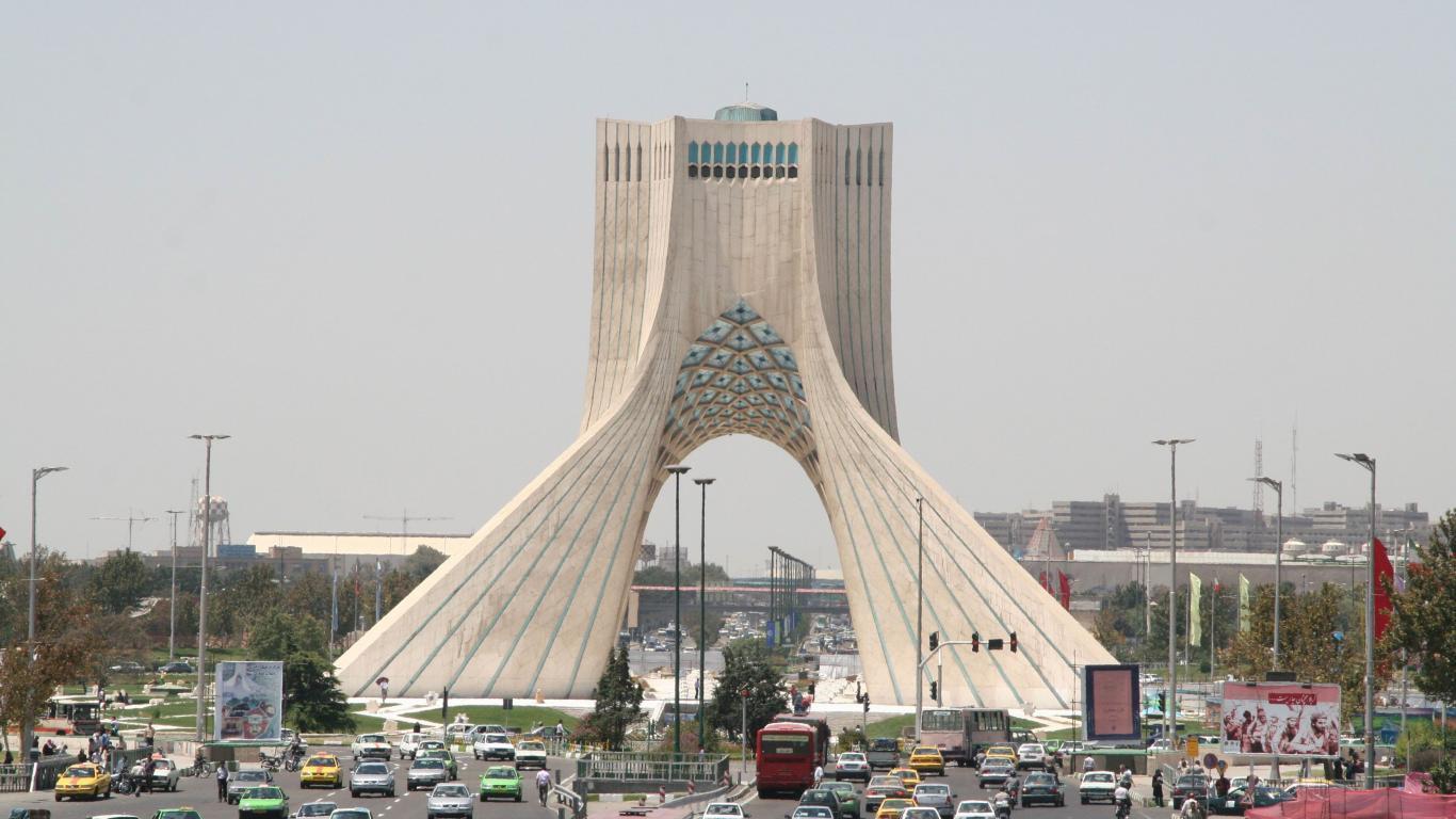 Iran Azadi Square Tehran City Wallpaper 1366x768. Hot HD Wallpaper