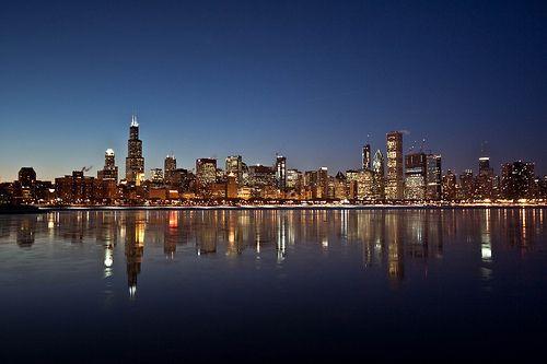 Travel Tourism, Sports Stars: chicago skyline HD Wallpaper