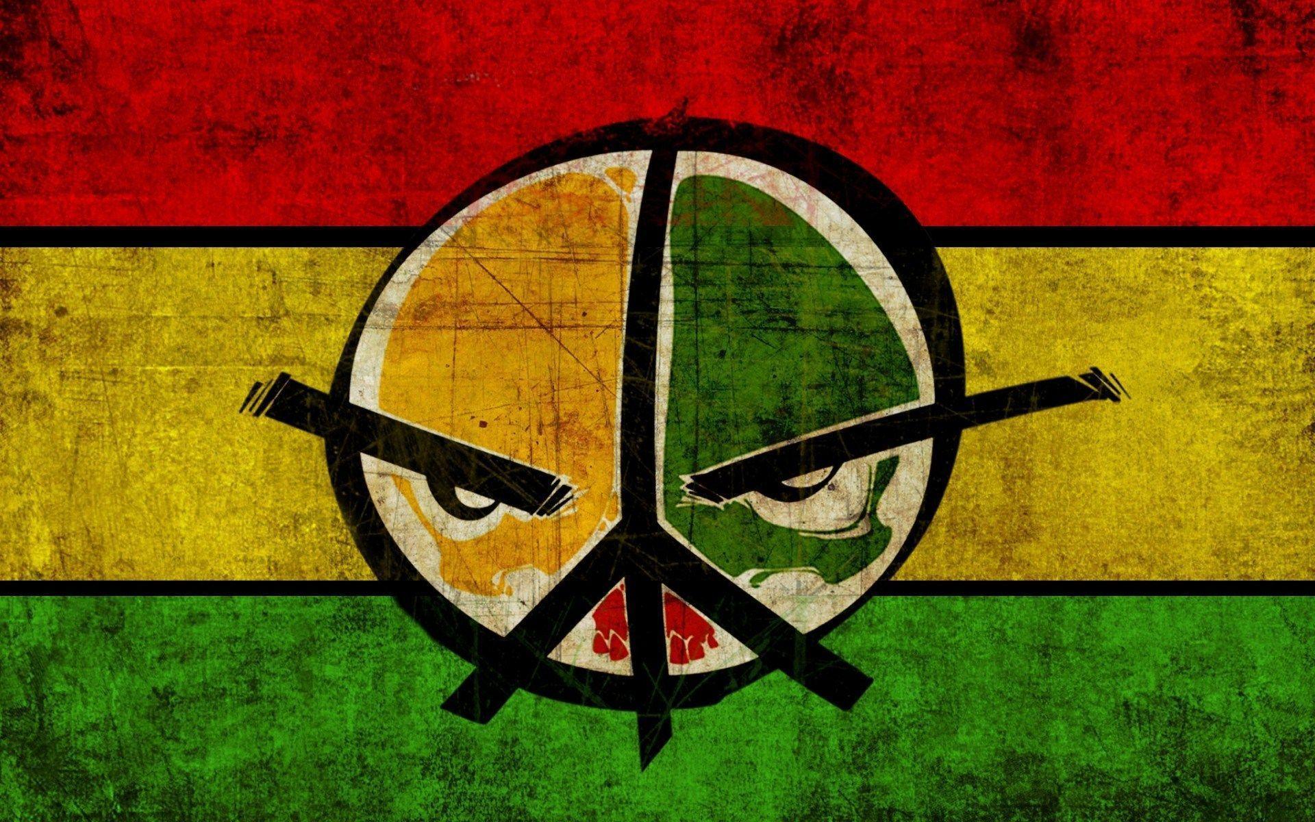 image For > Rasta Peace Wallpaper