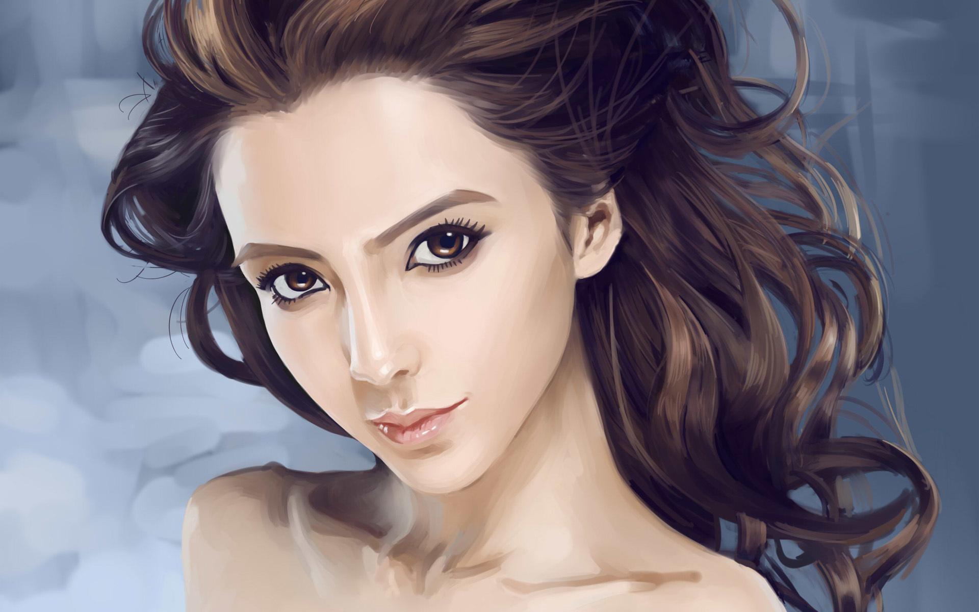 Pretty Face In 3D Wallpaper 1920x1200 px Free Download