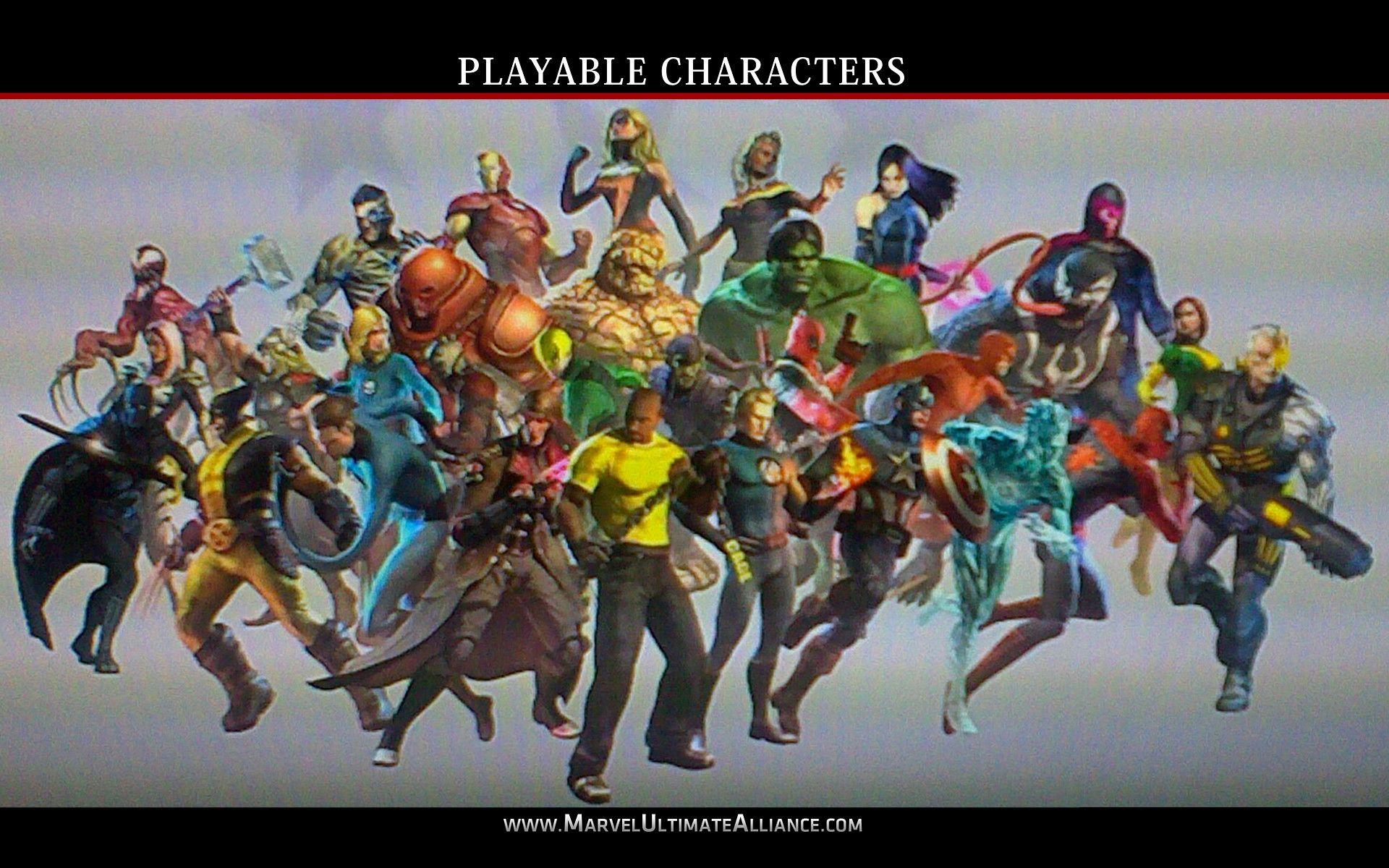 marvel ultimate alliance pc character download