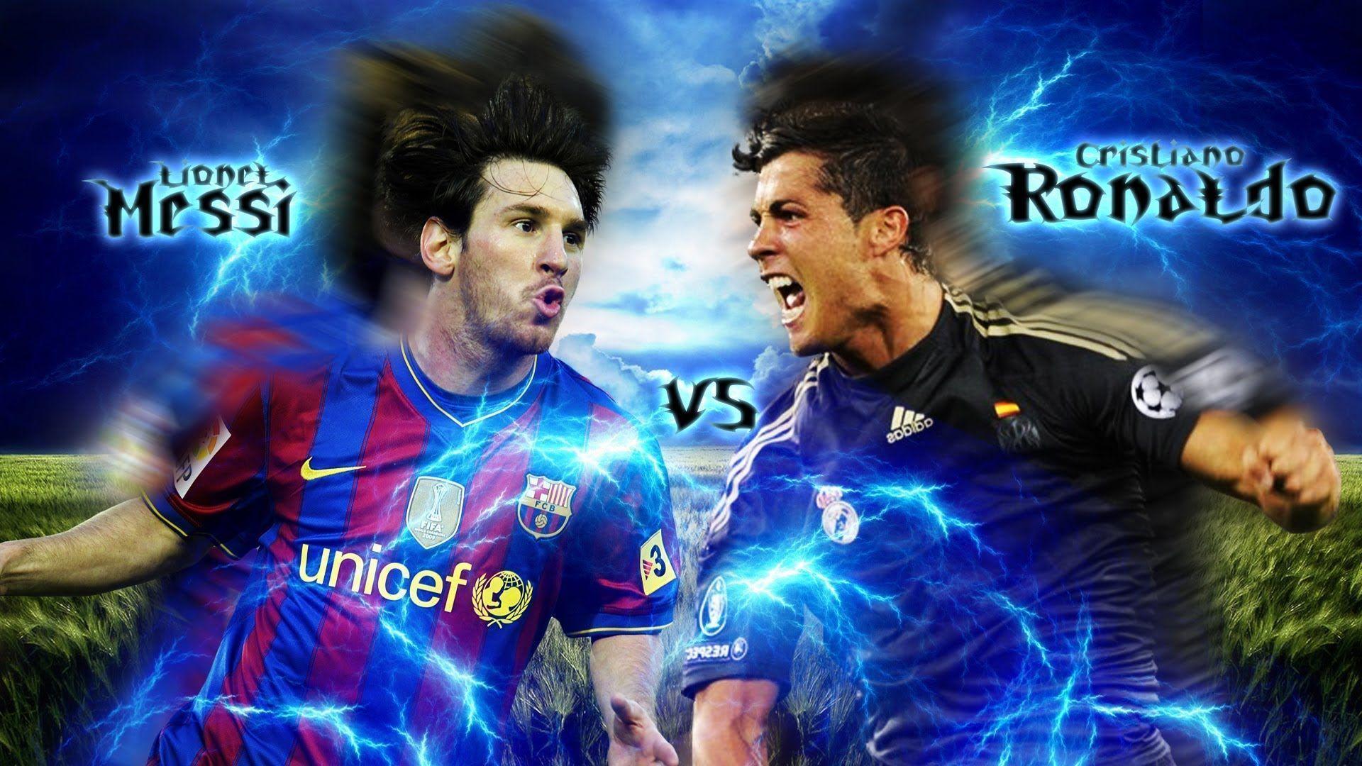 Ronaldo And Messi Wallpaper