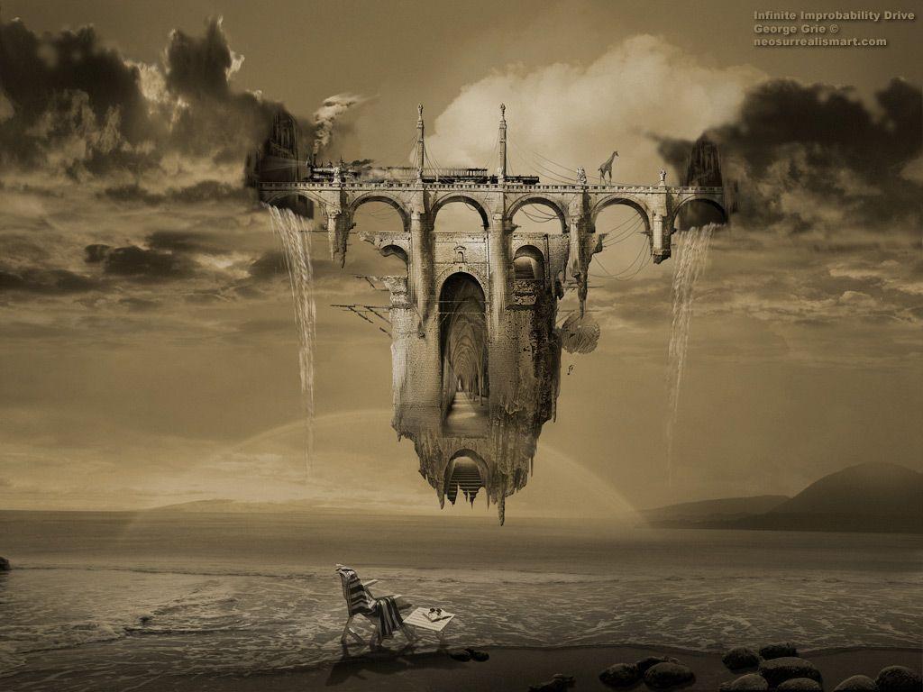 Modern Surrealism Fantasy Art 3D Picture: George Grie 3D wallpaper