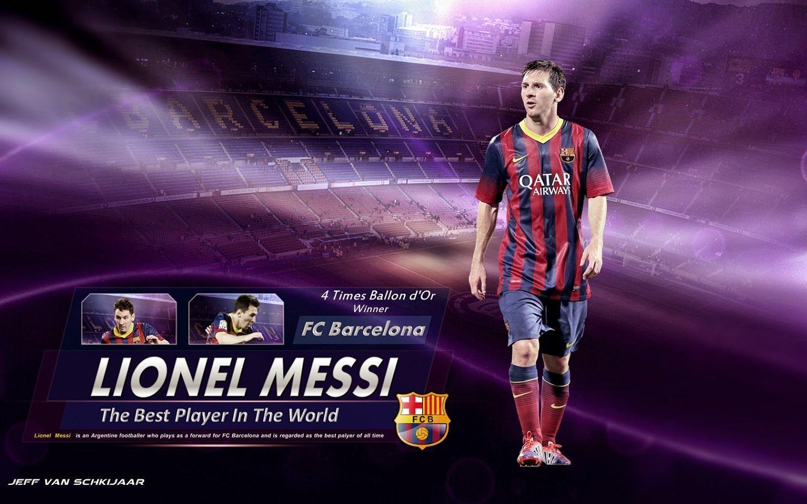 Lionel Messi Barcelona New HD Wallpaper. FULL HD High Definition