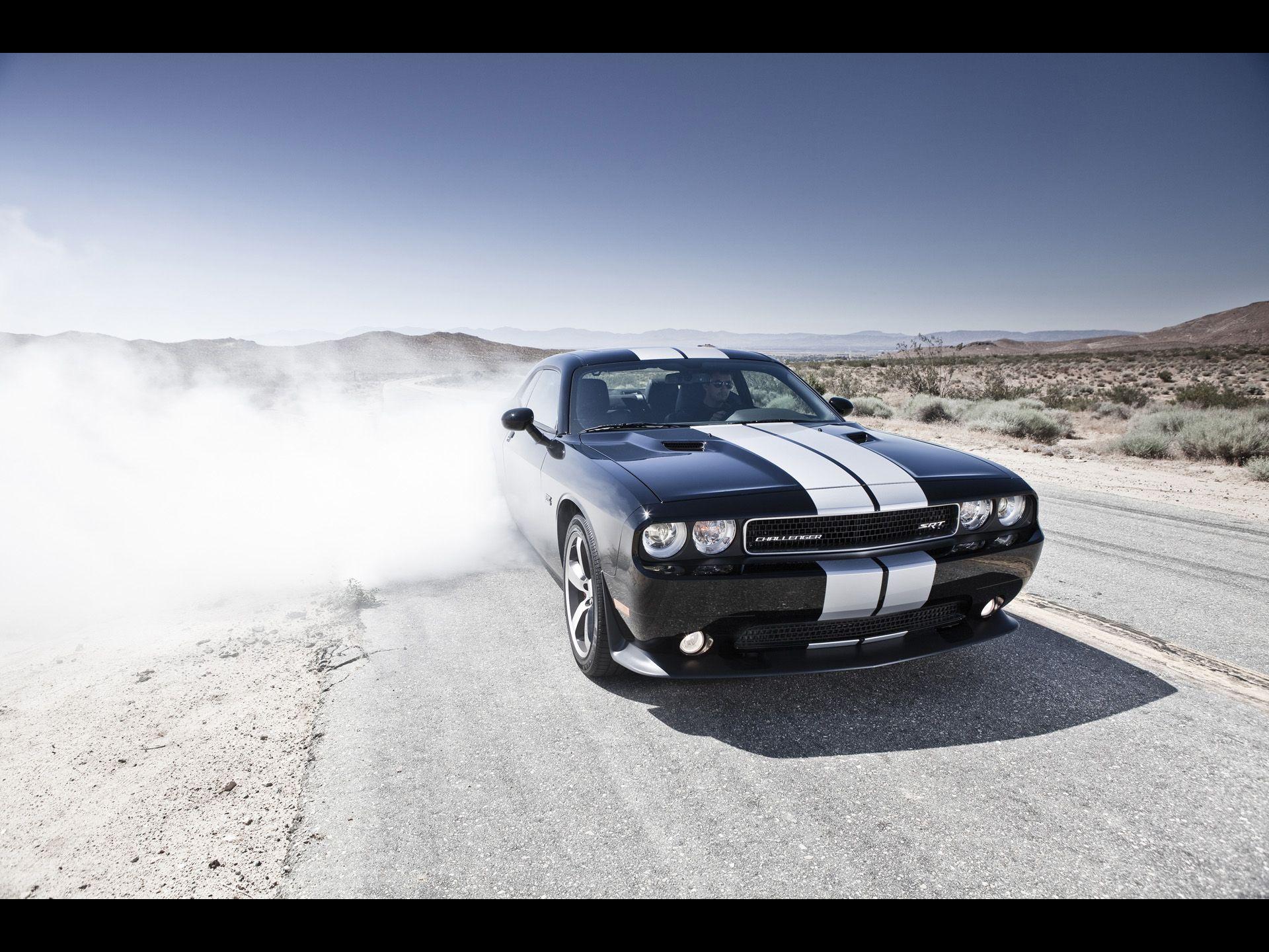 Black Dodge Challenger SRT8 392 Road Dust desktop wallpaper