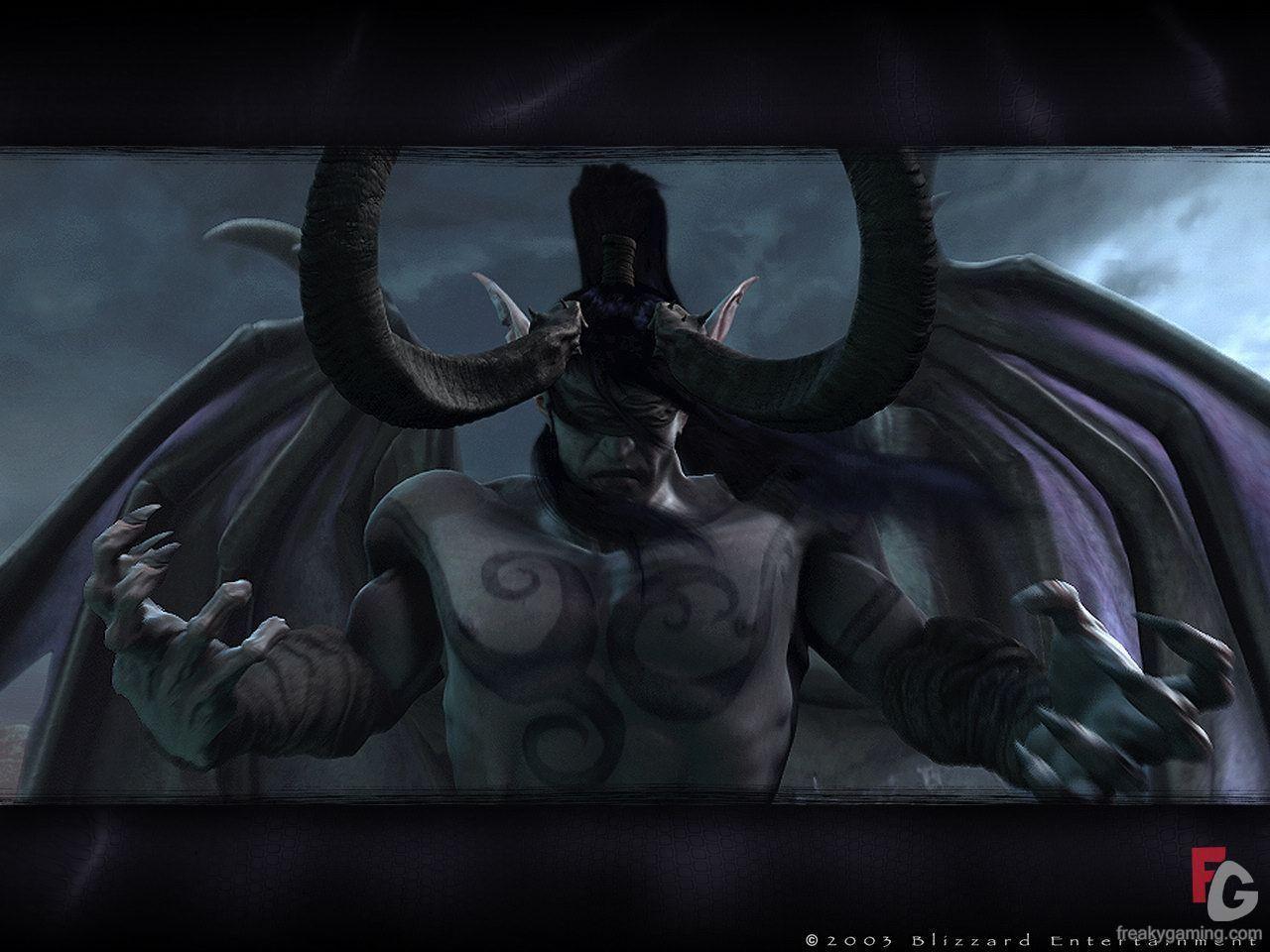 Warcraft 3: The Frozen Throne Illidan Wallpaper. Gallery at