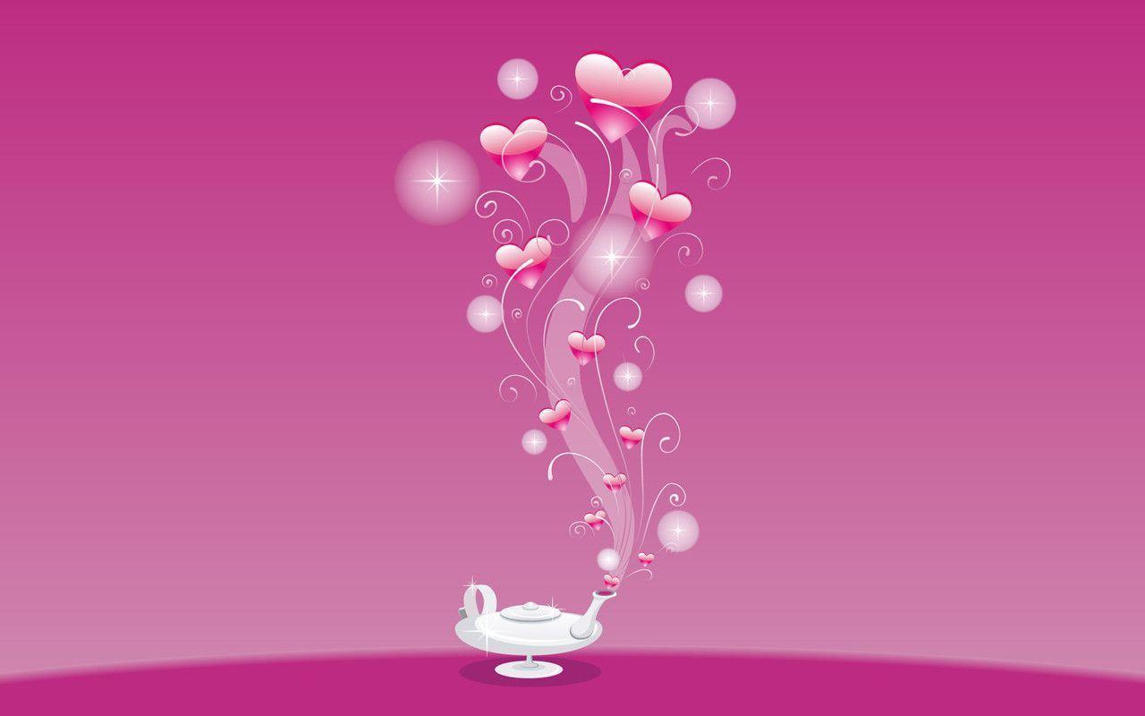 Free Beautiful Vector Valentine&;s Day Picture wallpaper Wallpaper