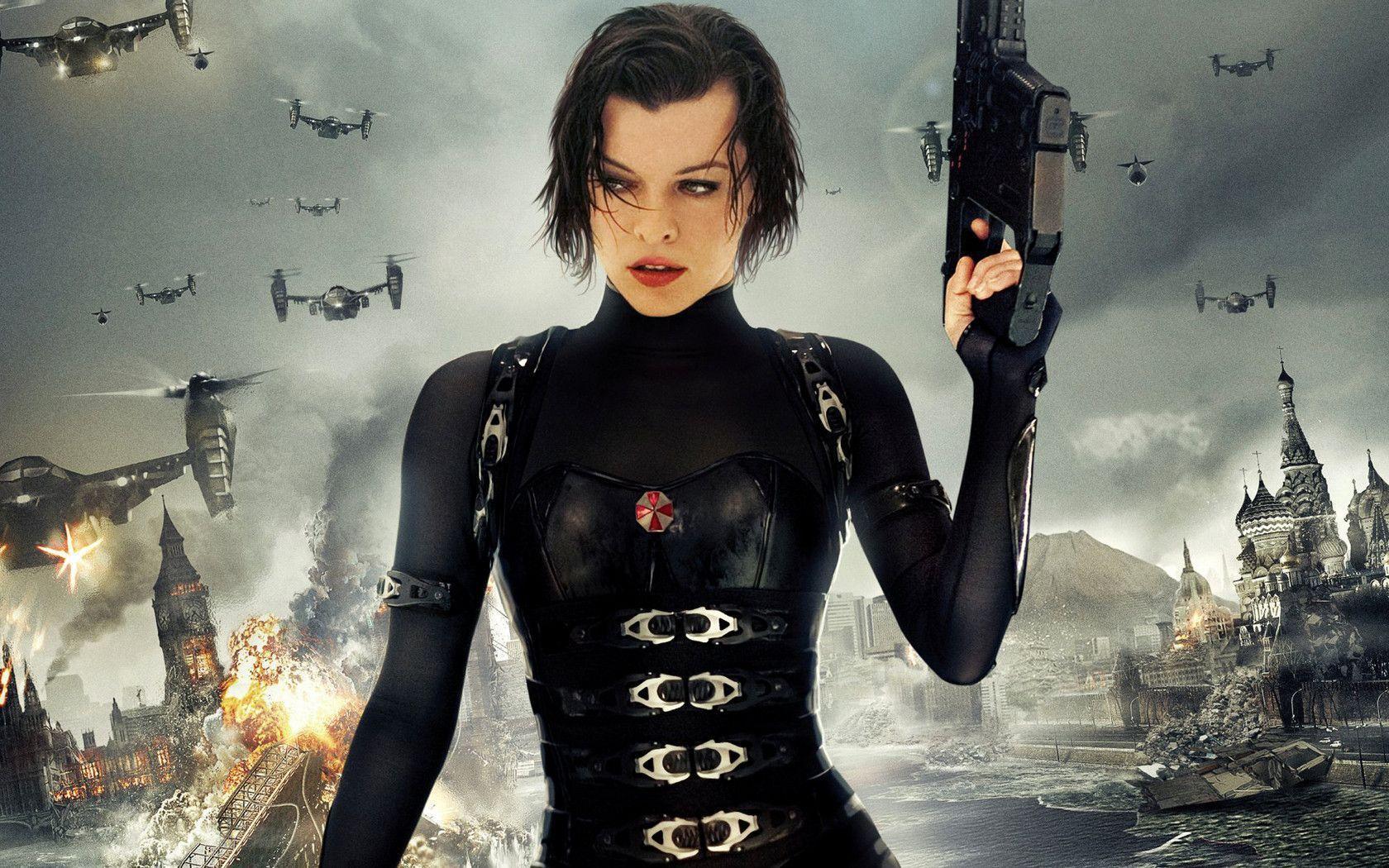 Download wallpaper Resident Evil Retribution, Milla Jovovich