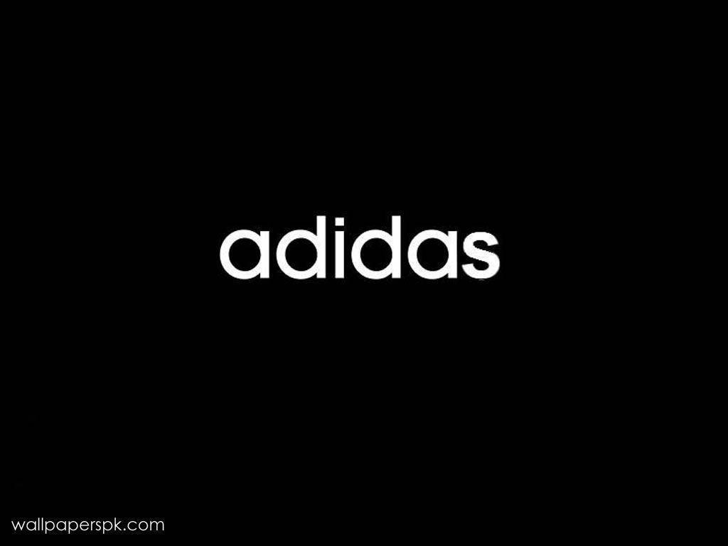 logo adidas black