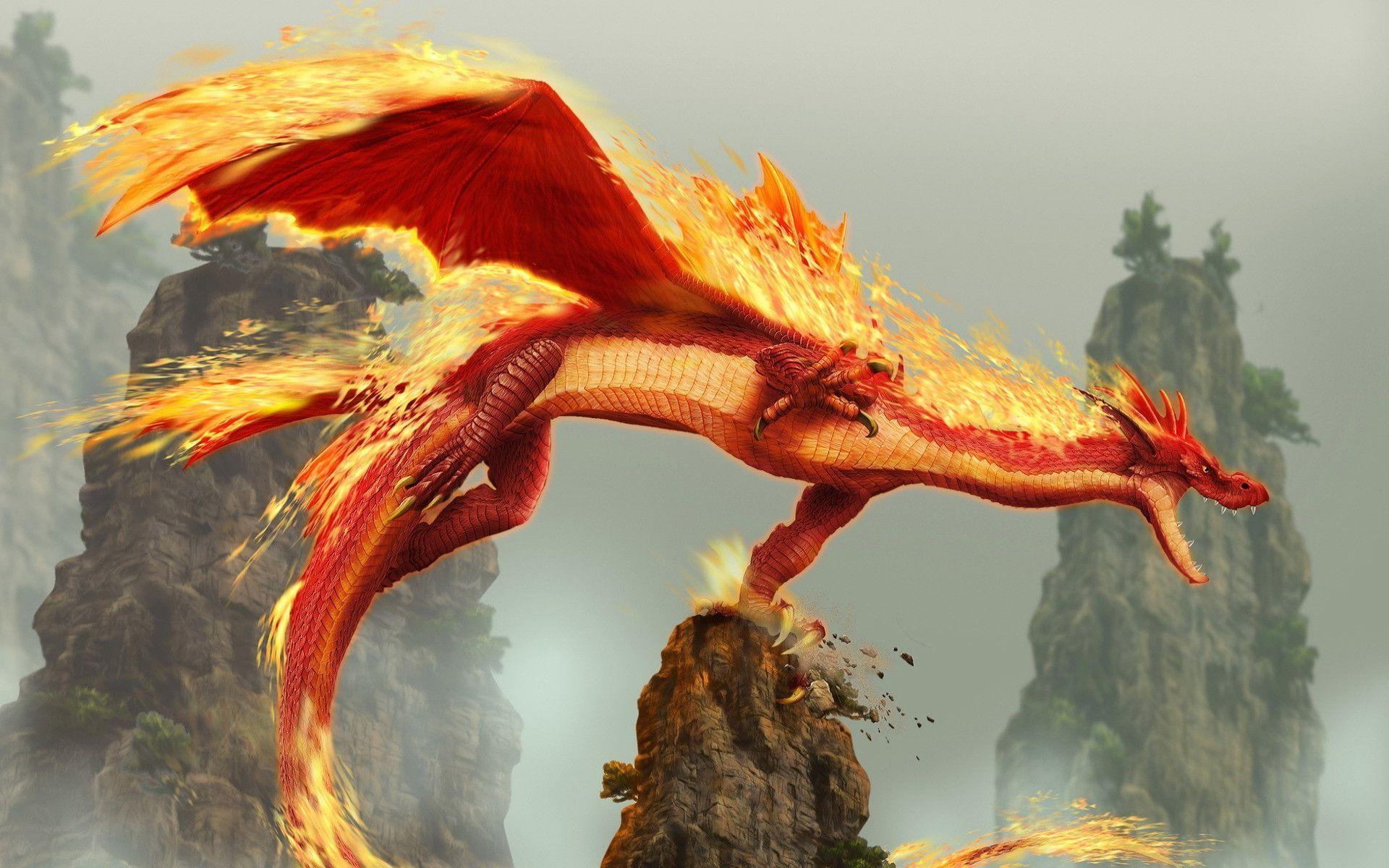 3D Dragon Free HD Background, Download HD Wallpaper