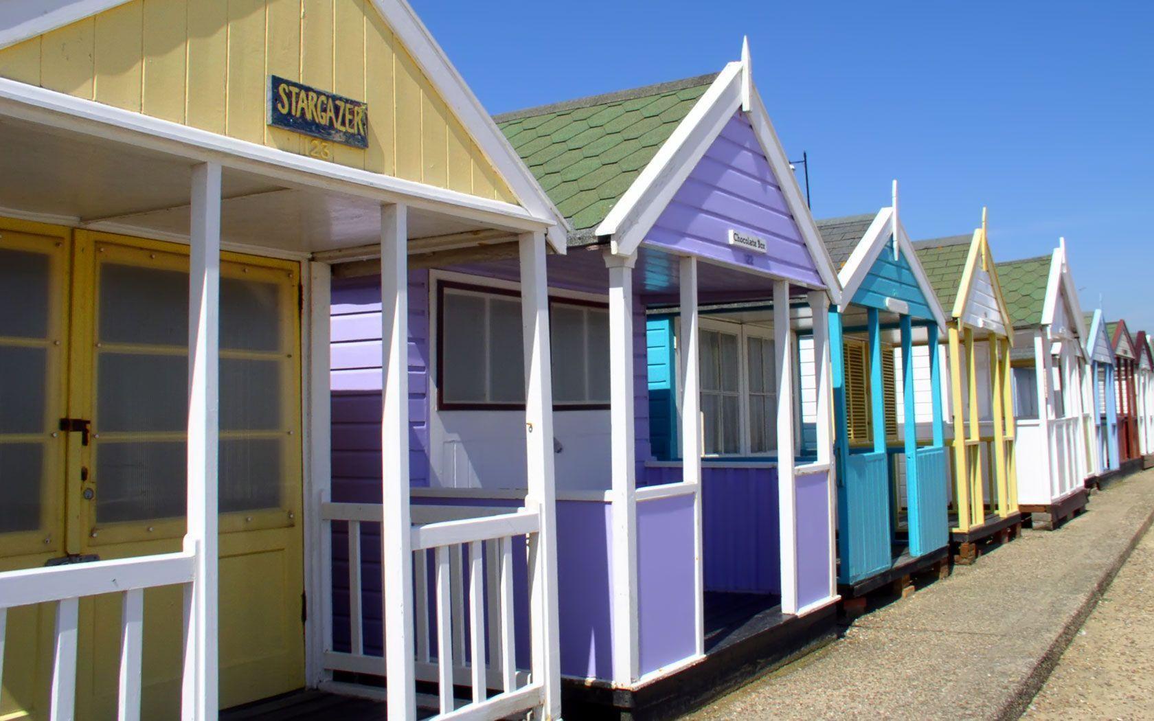 Beach Huts at Southwold in Suffolk