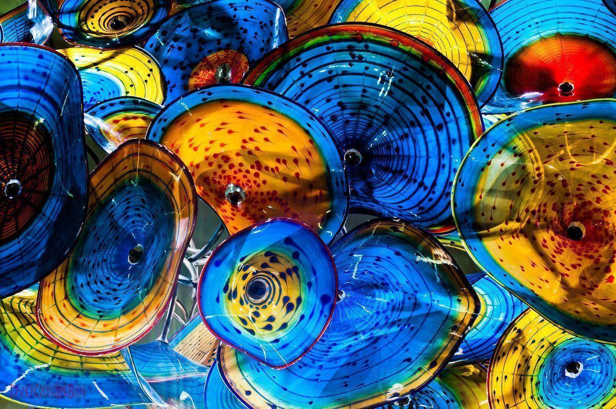 Disney Wonder Atrium Lobby Chandelier by Dale Chihuly • The Disney