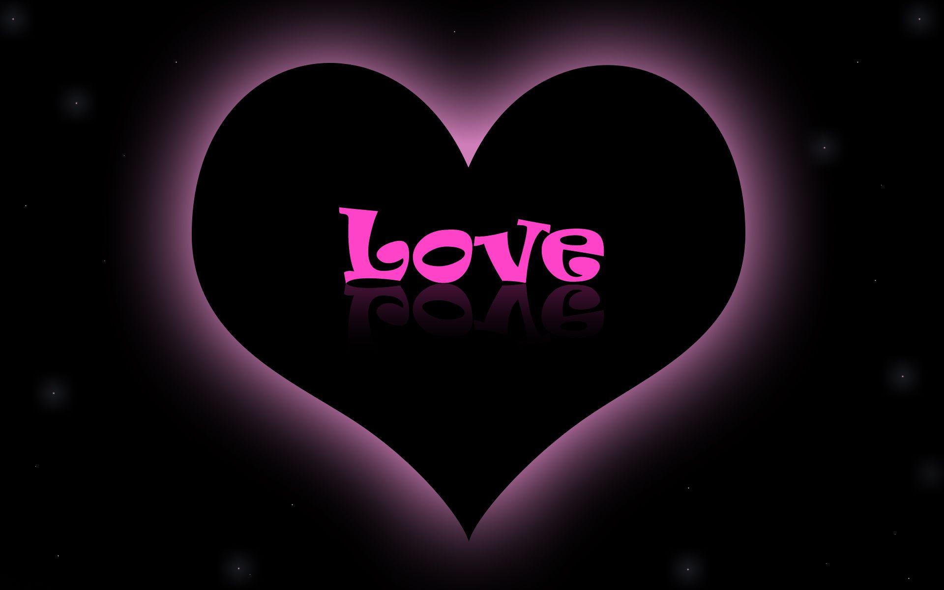 Purple Love Hearts Wallpaper
