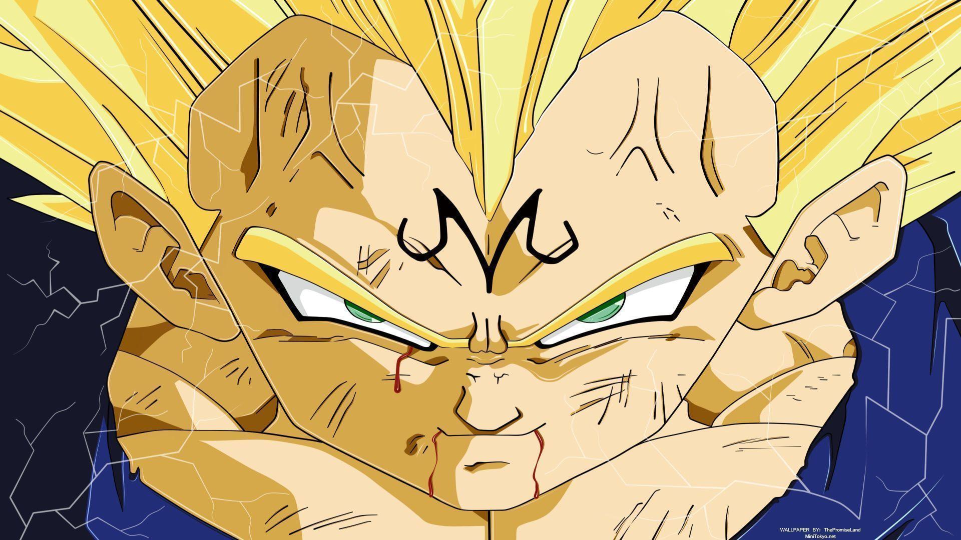 image For > Majin Vegeta Wallpaper 1920x1080