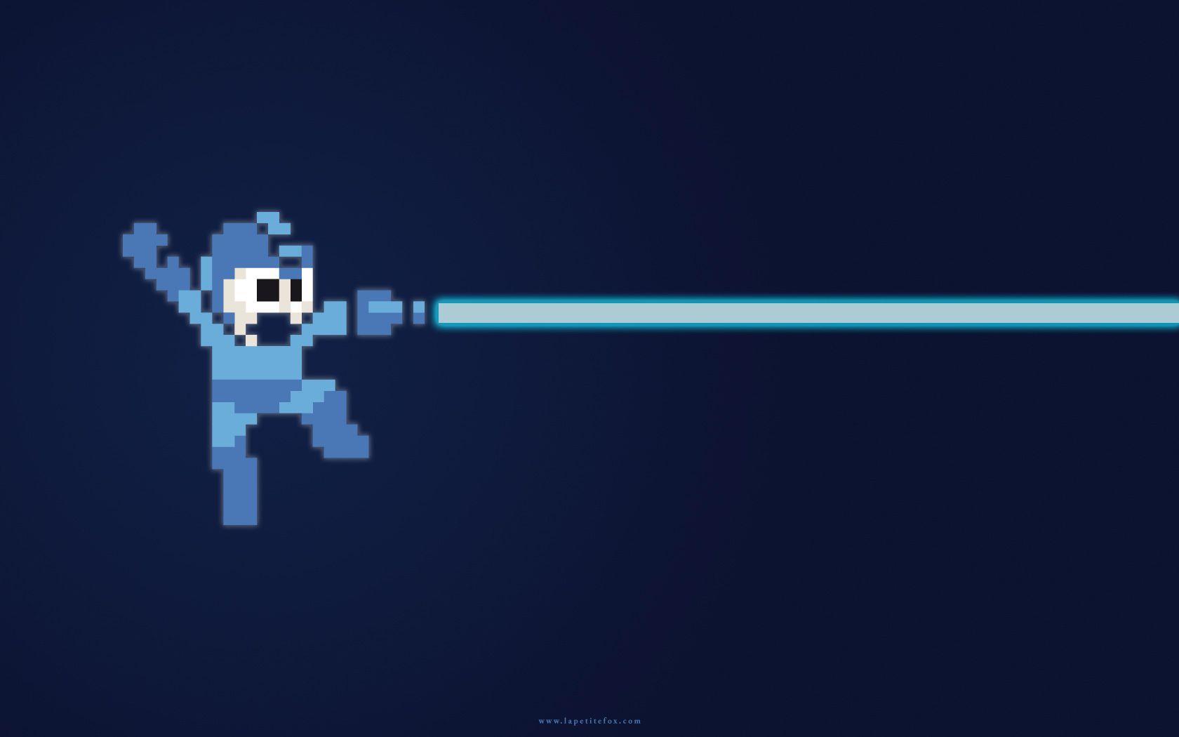 Pix For > Pixel Megaman Wallpaper