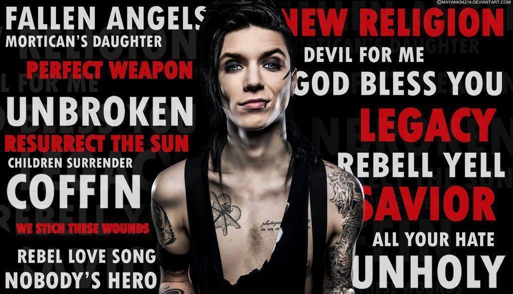 Andy Biersack 2015 Wallpaper