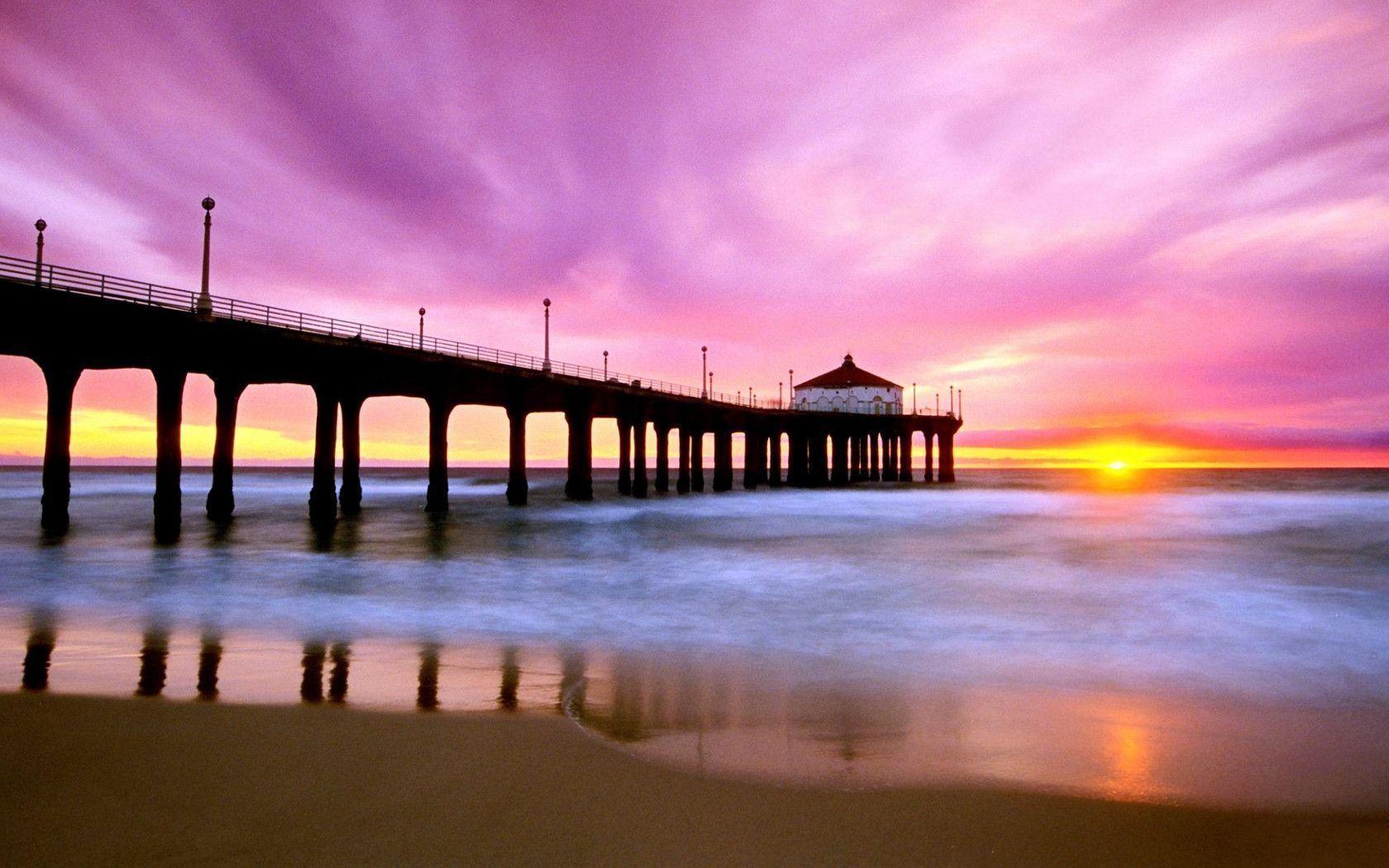 california beach scenery