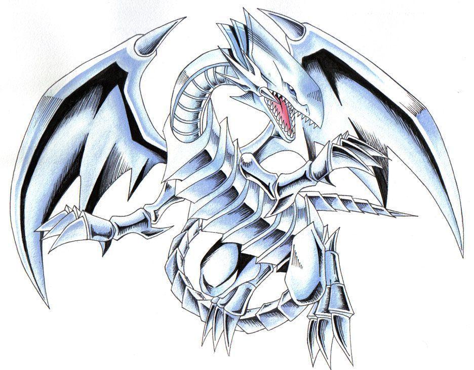 Blue Eyes White Dragon 2 Wallpaper and Background