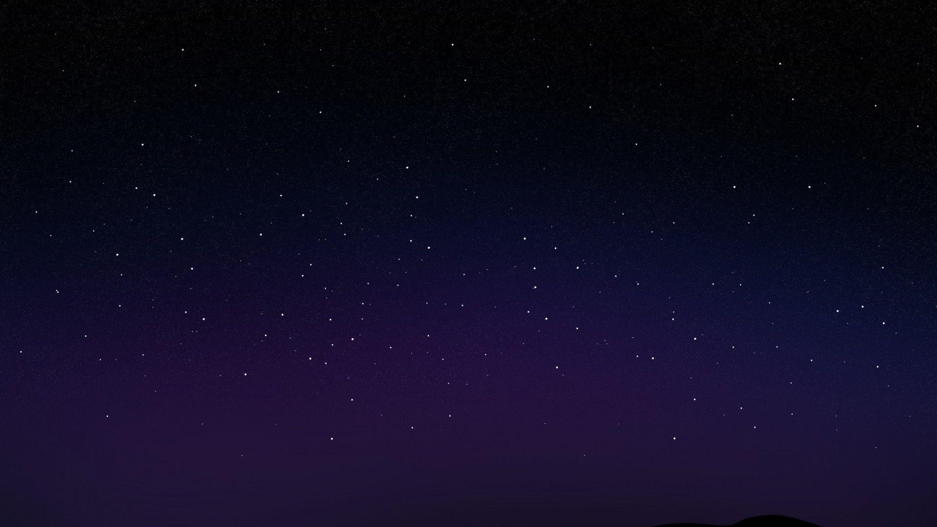 Starry Night Sky desktop PC and Mac wallpaper