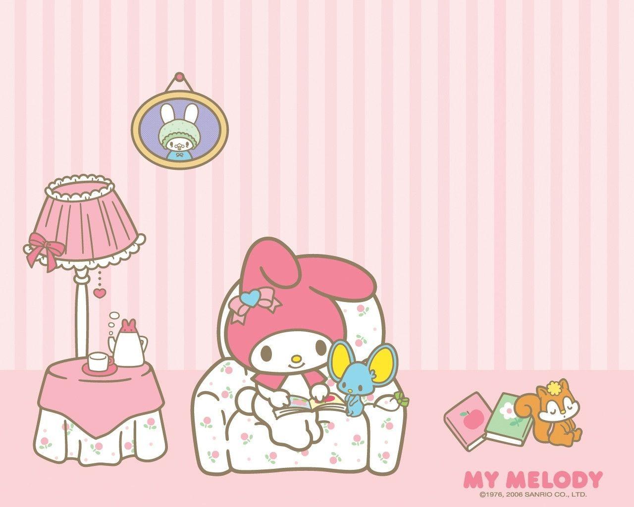 My Melody Books HD Wallpaper For Desktop Background