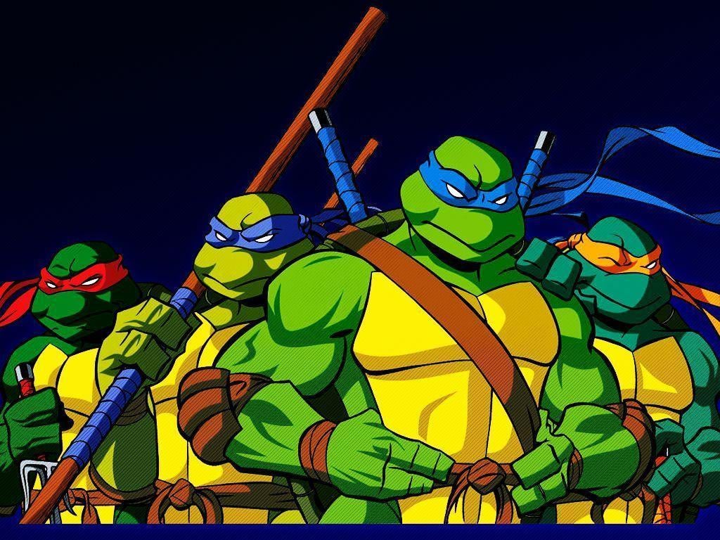 Download Ninja Turtles Cartoon Picture Wallpaper 1024x768. Full