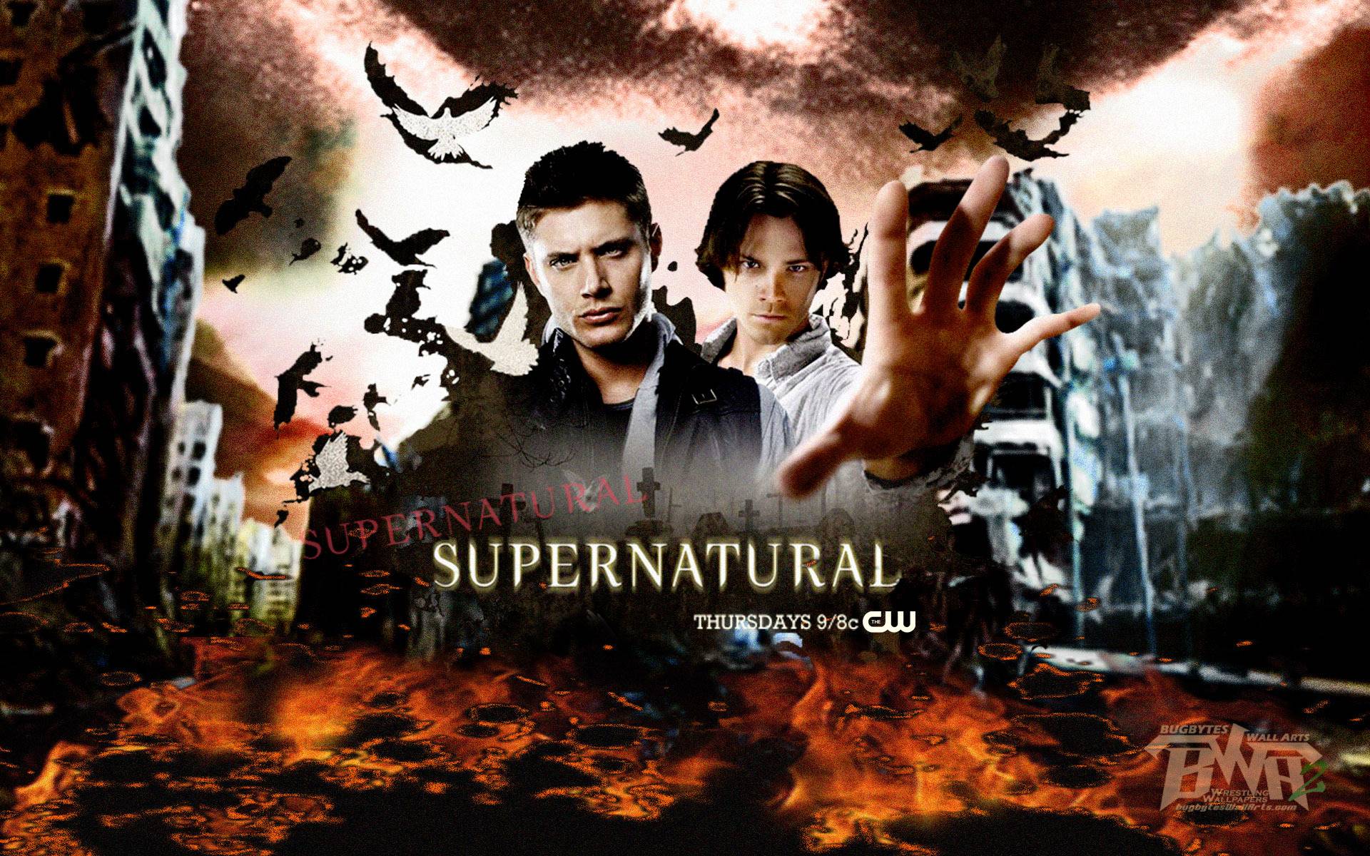 Supernatural Wallpaper Poster Tv Show TV Series