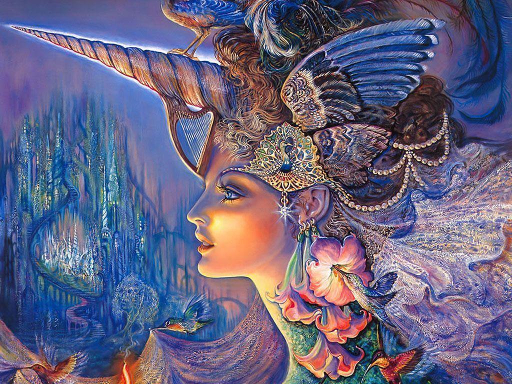 Mystical Fantasy Paintings of Josephine Wall 1024x768 NO.23