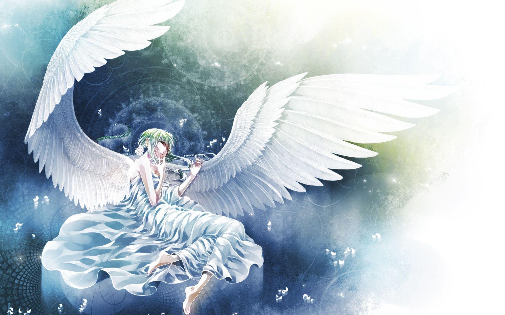 white angel wallpaper hd